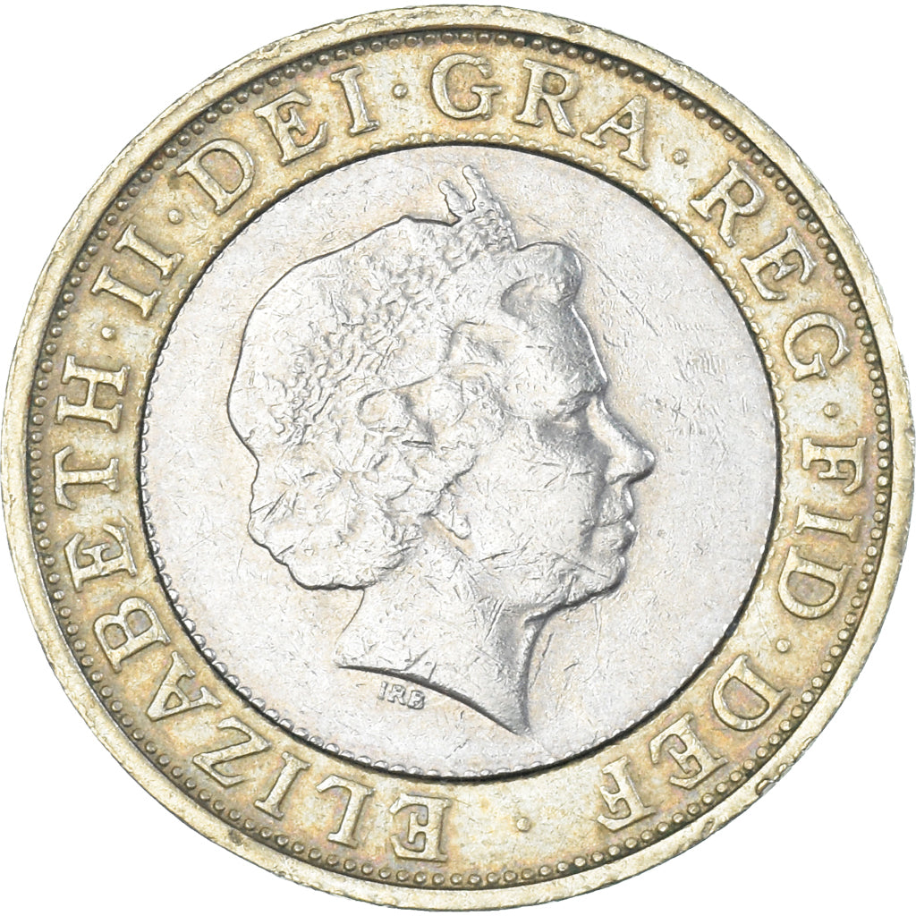 Grande-Bretagne, 2 Pounds, 2001, Bimétallique, TTB