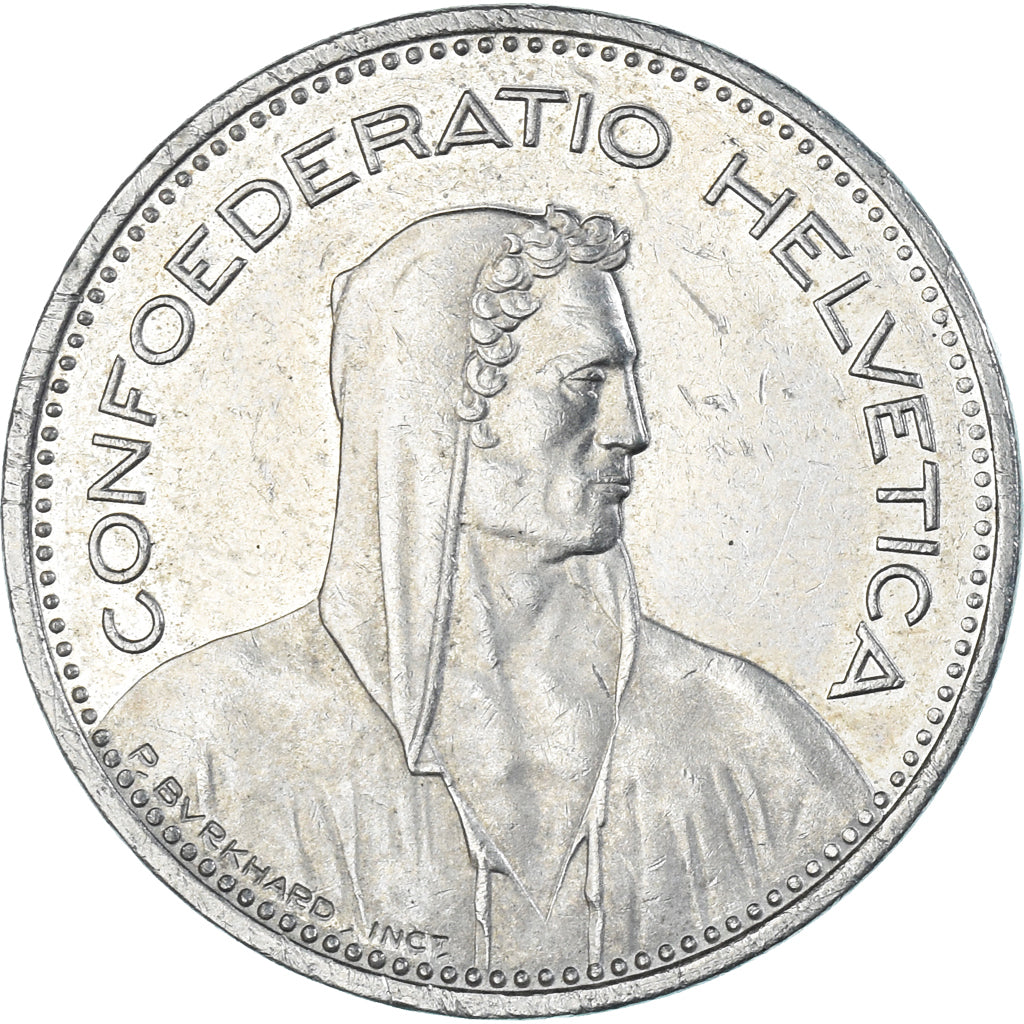 Munten, Zwitserland, 5 Francs, 1988