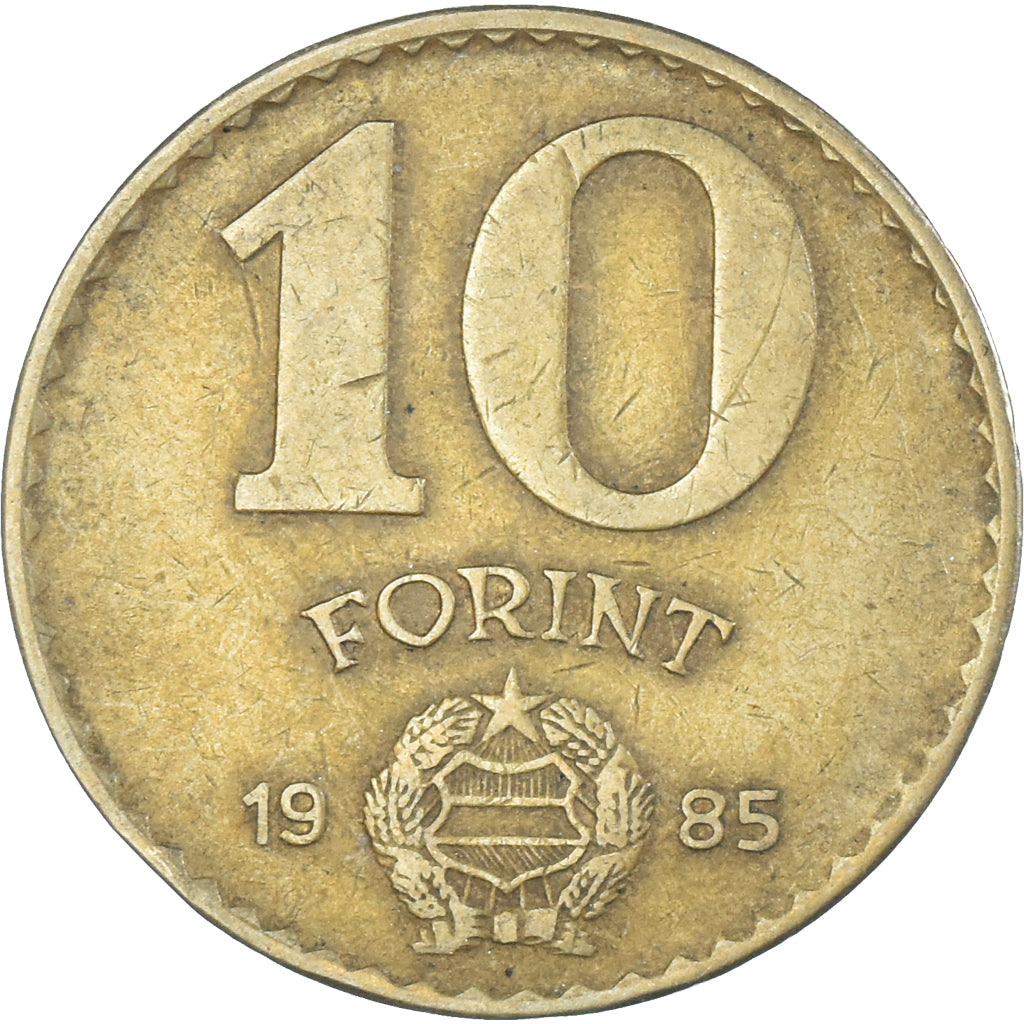 Moneta, Ungheria, 10 Forint, 1985
