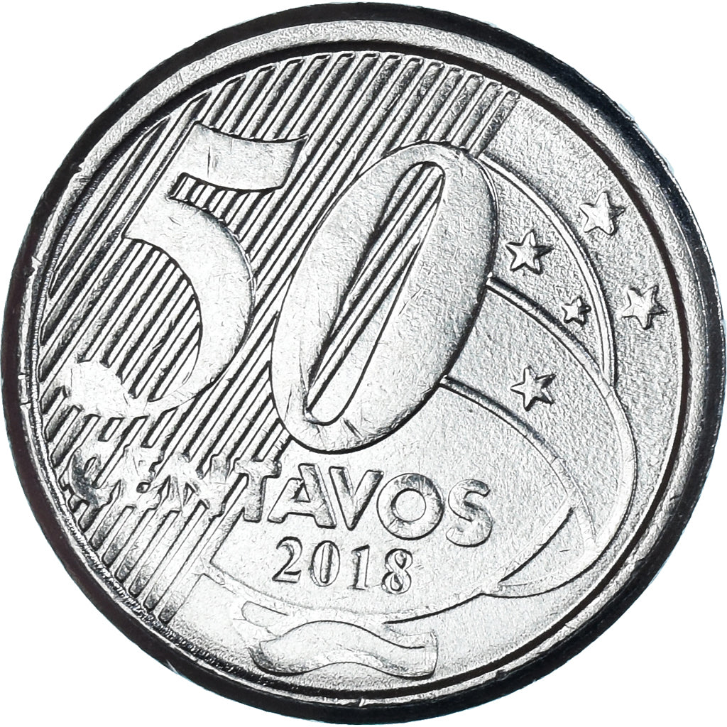 Moeda, Brasil, 50 Centavos, 2018