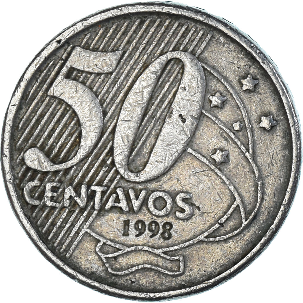 Moeda, Brasil, 50 Centavos, 1998