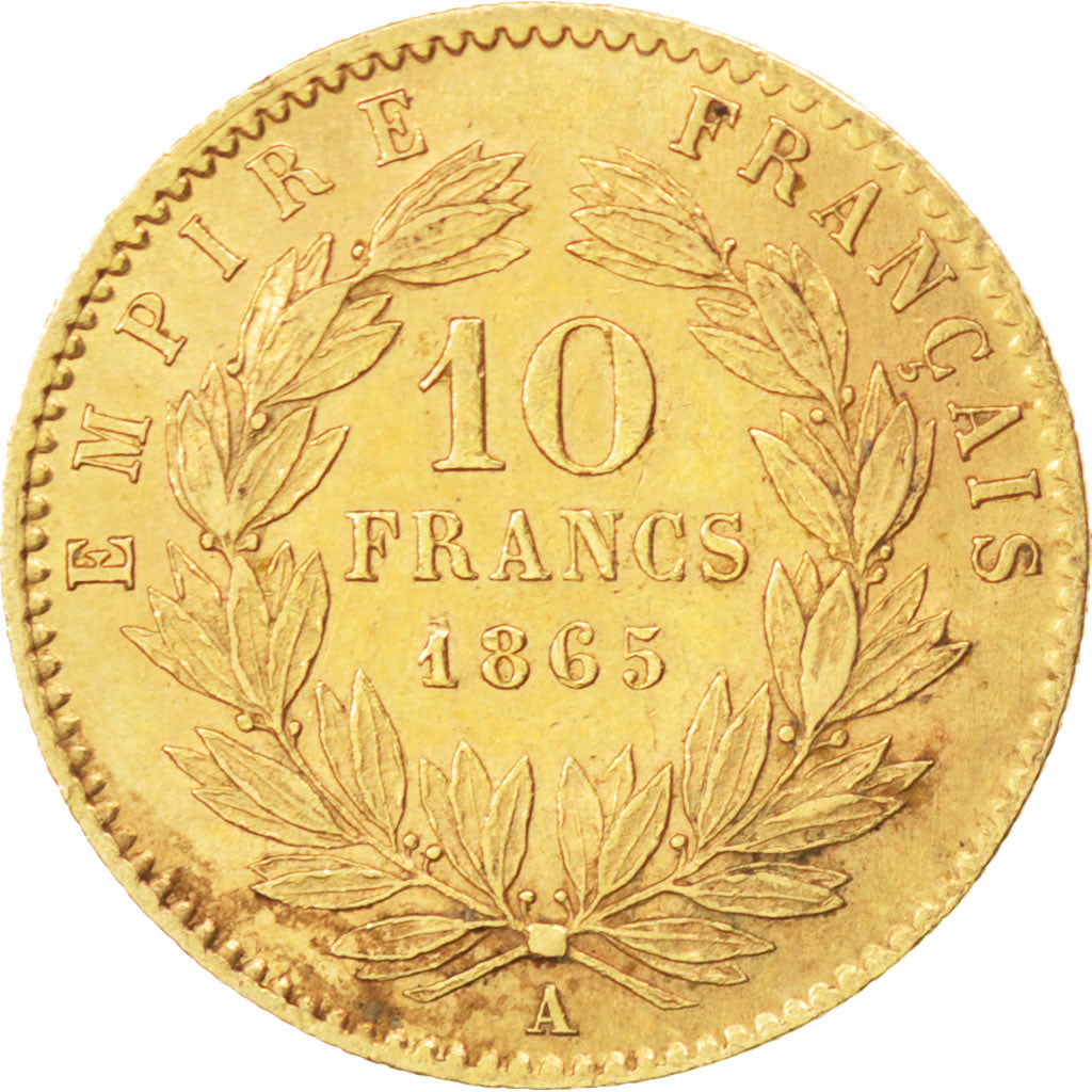 Münze, Frankreich, Napoleon III, Napoléon III, 10 Francs, 1865, Paris, SS
