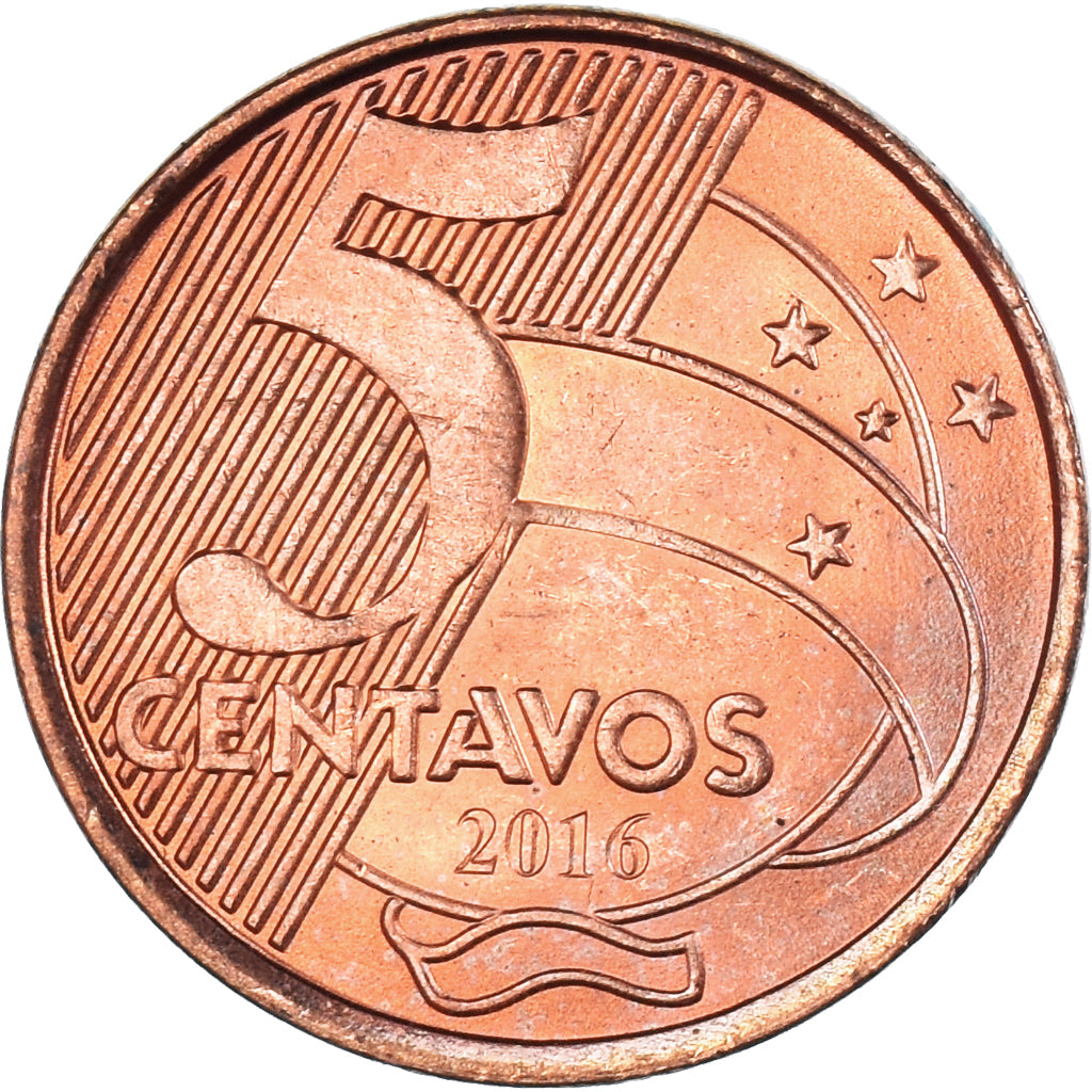 Moeda, Brasil, 5 Centavos, 2016