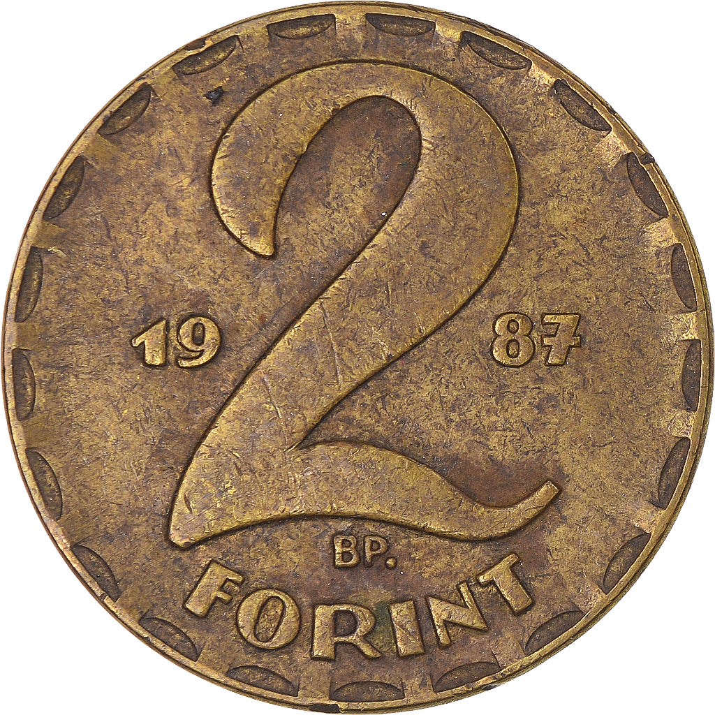 Moneta, Ungheria, 2 Forint, 1987