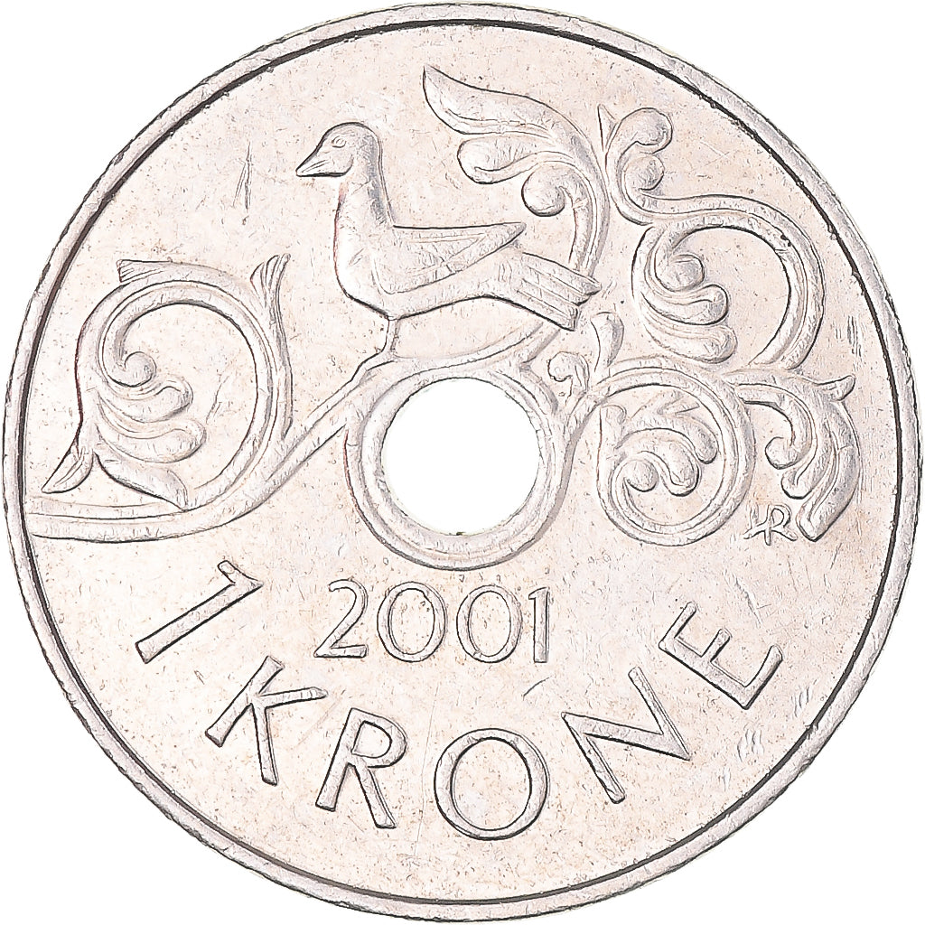 Moneta, Norwegia, Krone, 2001
