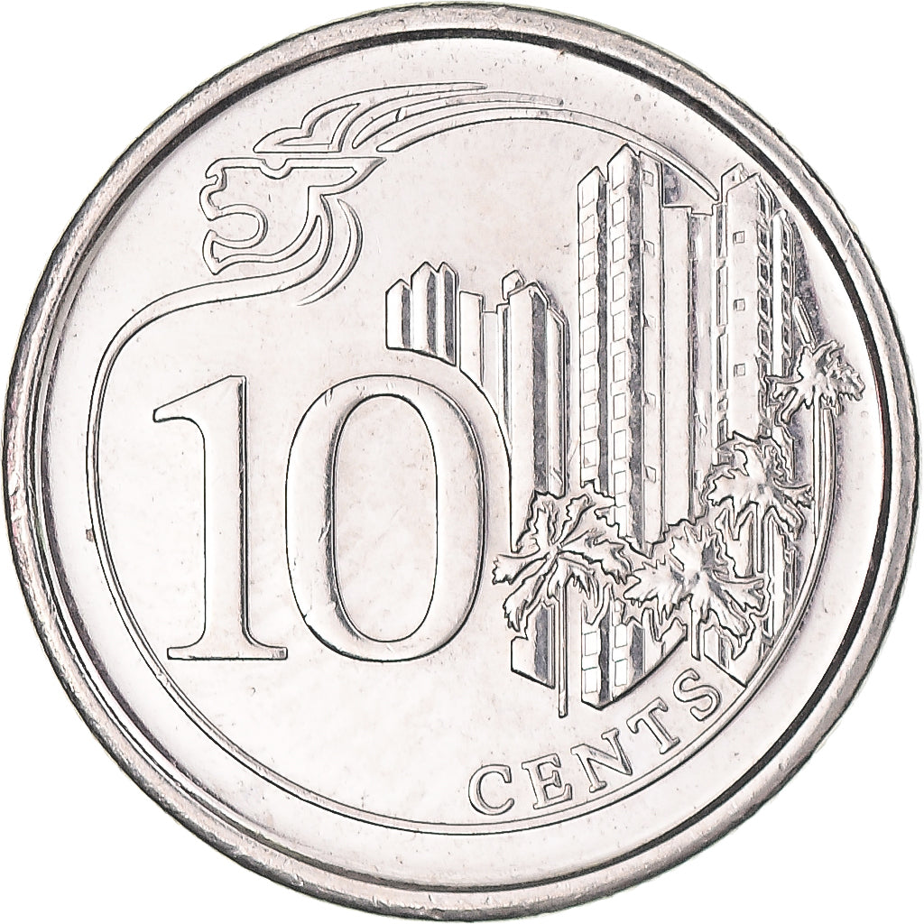 Munten, Singapur, 10 Cents, 2016