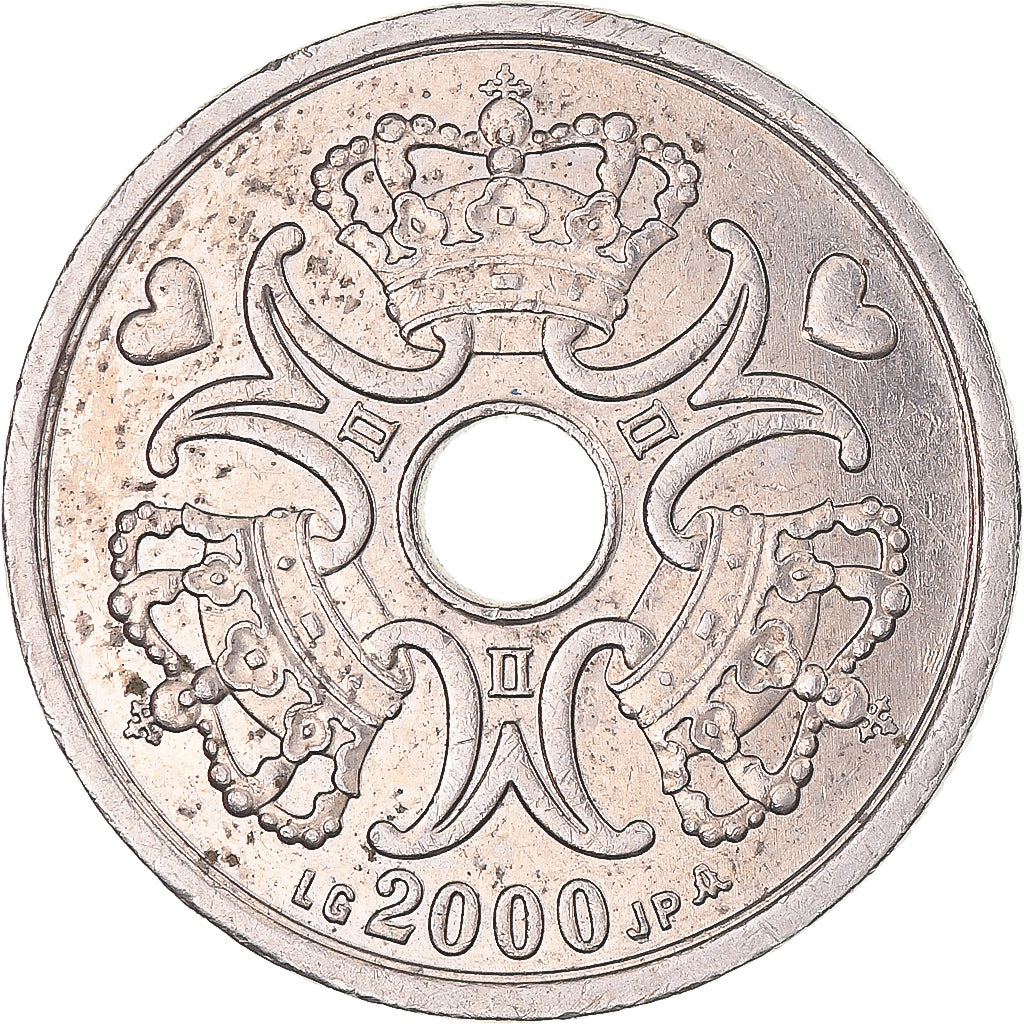 Monnaie, Danemark, 2 Kroner, 2000