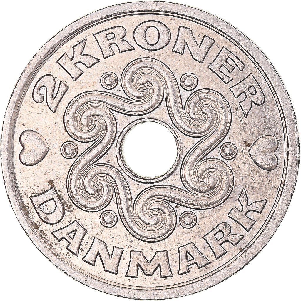 Monnaie, Danemark, 2 Kroner, 2000