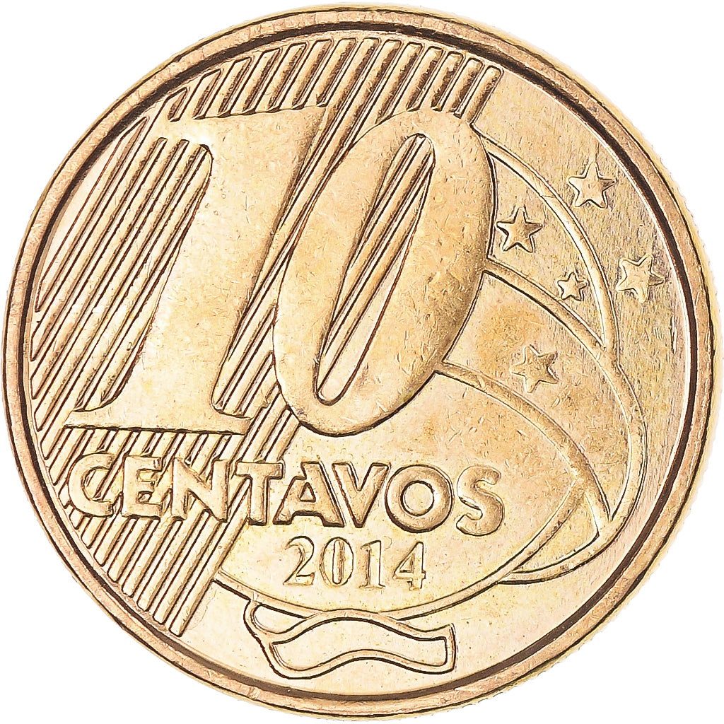 Moneta, Brazylia, 10 Centavos