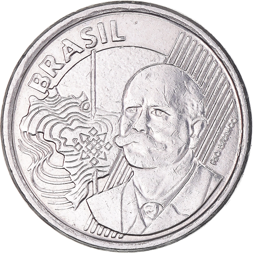 Coin, Brazil, 50 Centavos, 2012