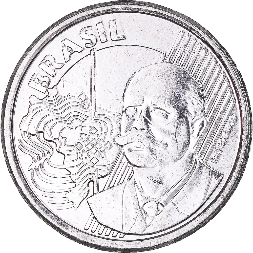 Moneda, Brasil, 50 Centavos, 2014