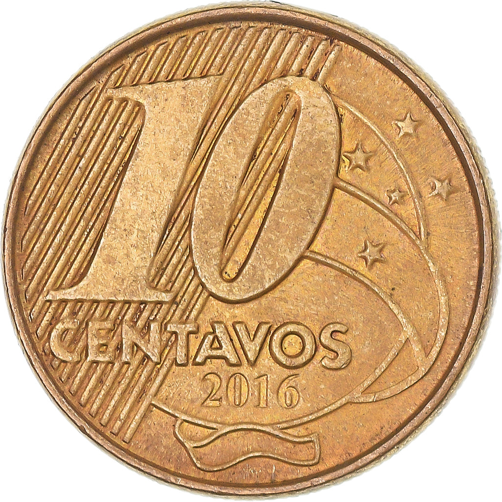 Moneta, Brasile, 10 Centavos, 2016