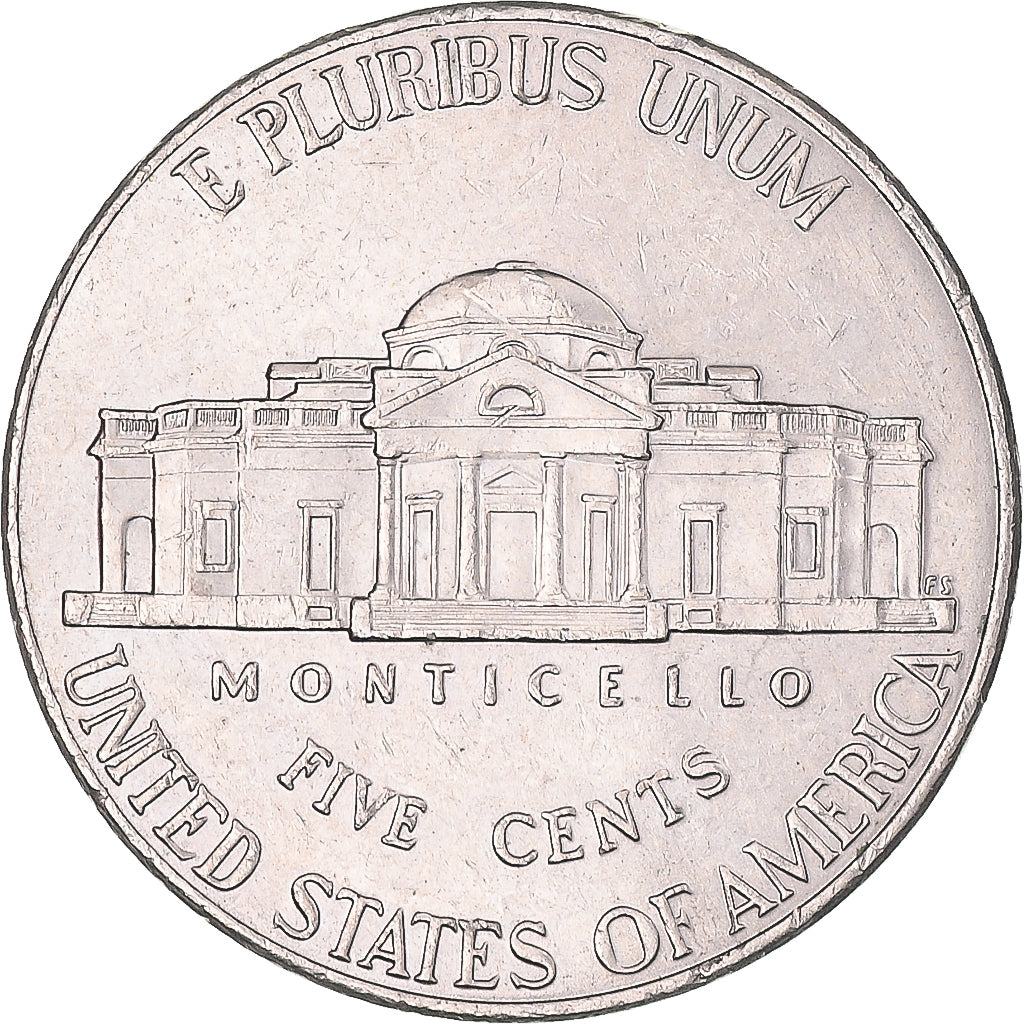 Coin, United States, 5 Cents, 2012