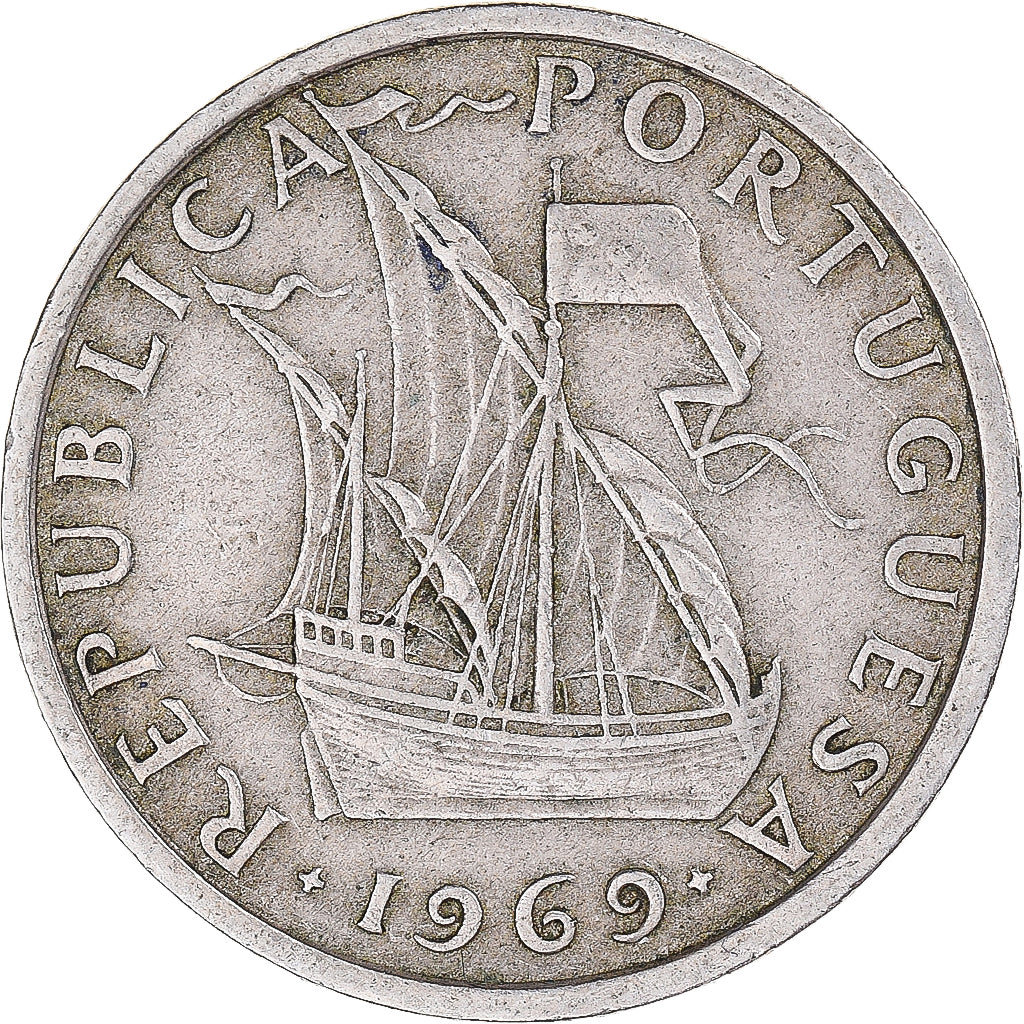 Moneda, Portugal, 5 Escudos, 1969