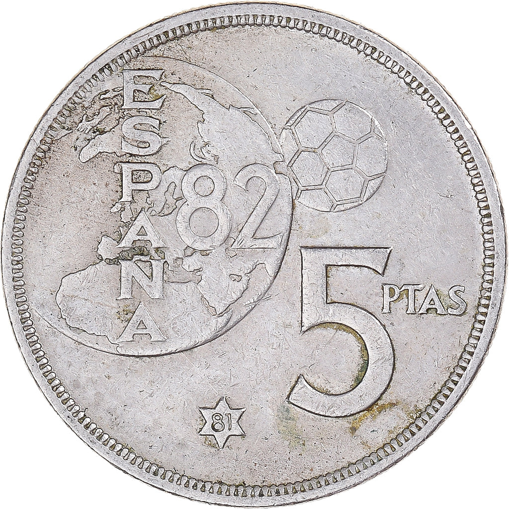 Monnaie, Espagne, 5 Pesetas, 1981