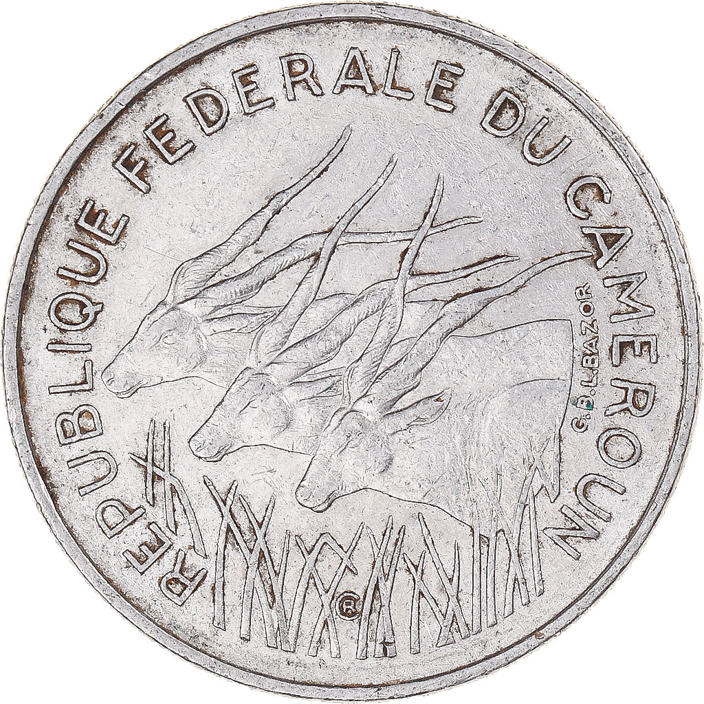 Munten, Kameroen, 100 Francs, 1971