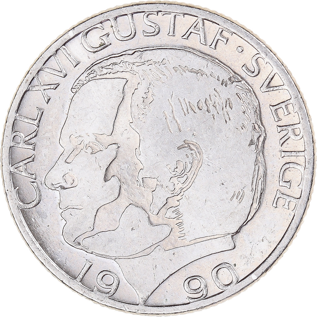 Moneta, Svezia, Krona, 1990
