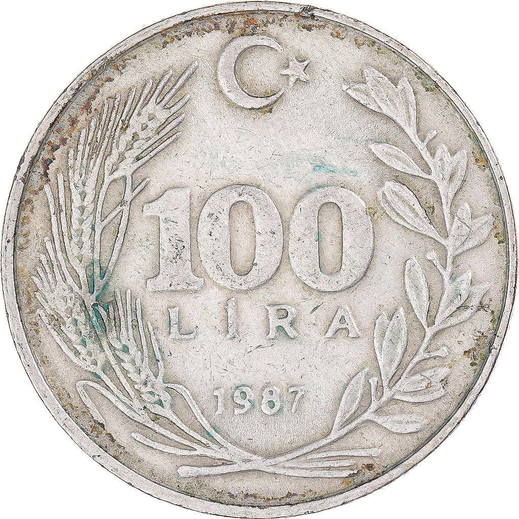 Munten, Turkije, 100 Lira, 1987