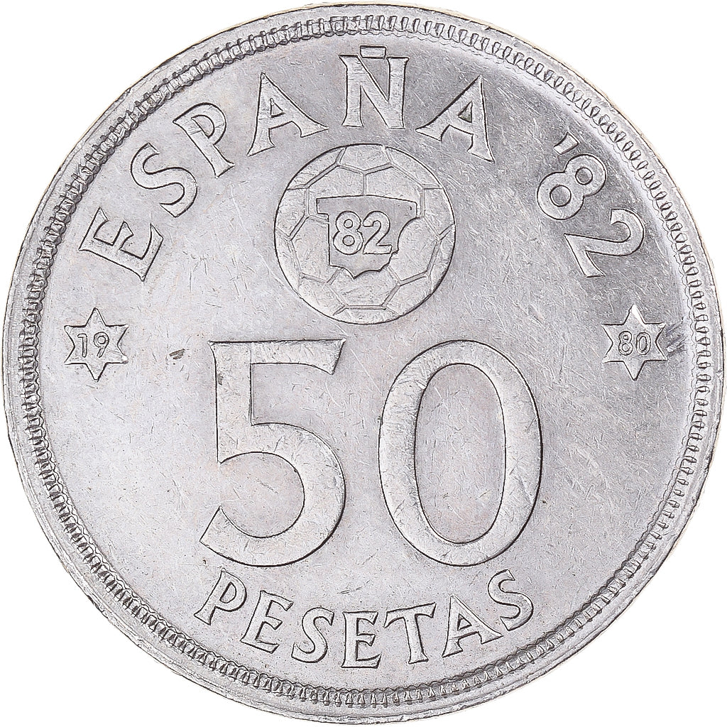 Münze, Spanien, 50 Pesetas, 1980