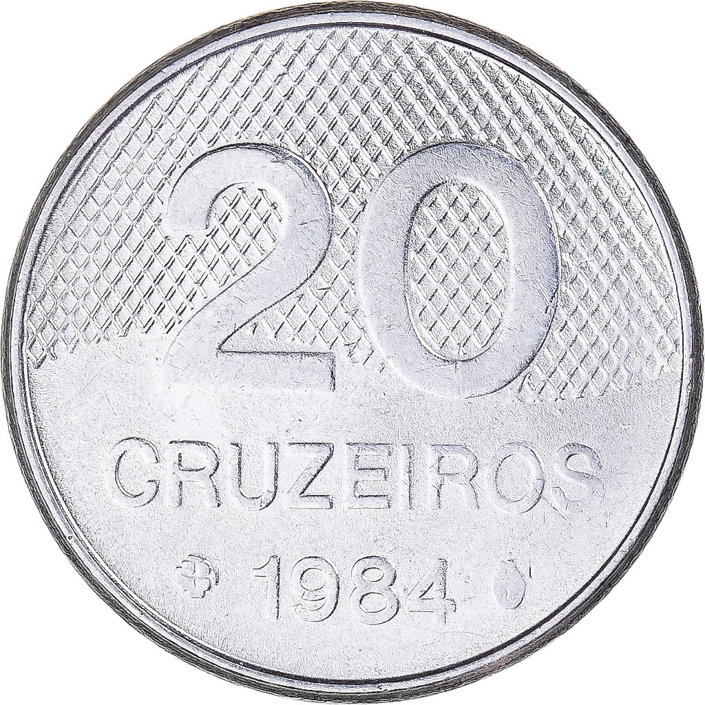 Moneta, Brazylia, 20 Cruzeiros, 1984