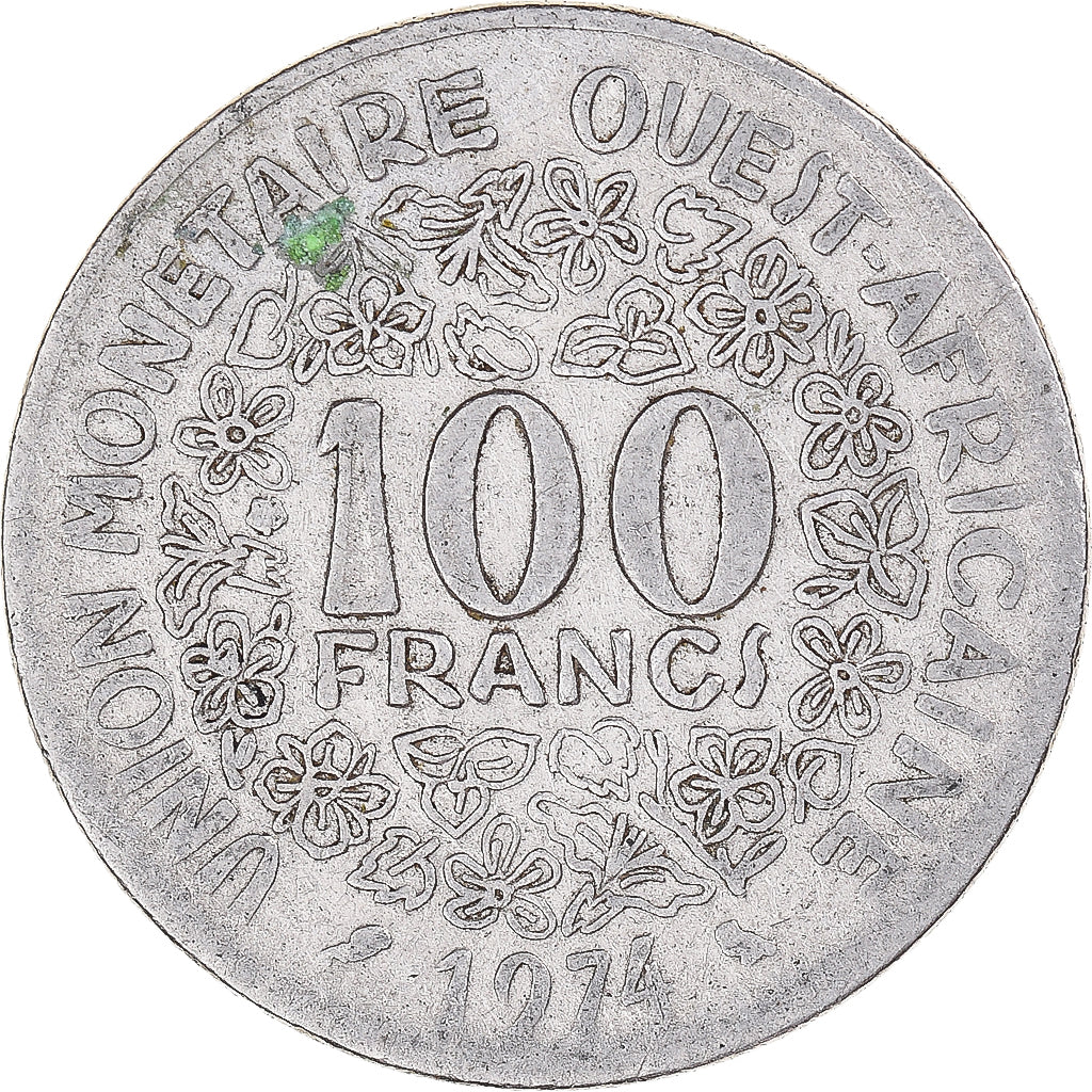 Moeda, Estados da África Ocidental, 100 Francs, 1974