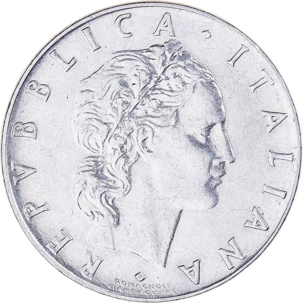 Moneda, Italia, 50 Lire, 1968