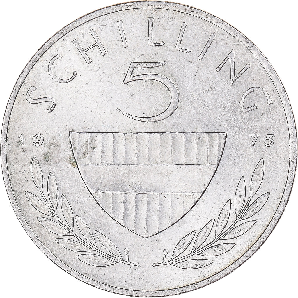 Coin, Austria, 5 Schilling, 1975