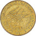 Coin, Central African States, 5 Francs, 1981