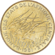 Monnaie, États de l'Afrique centrale, 5 Francs, 1981