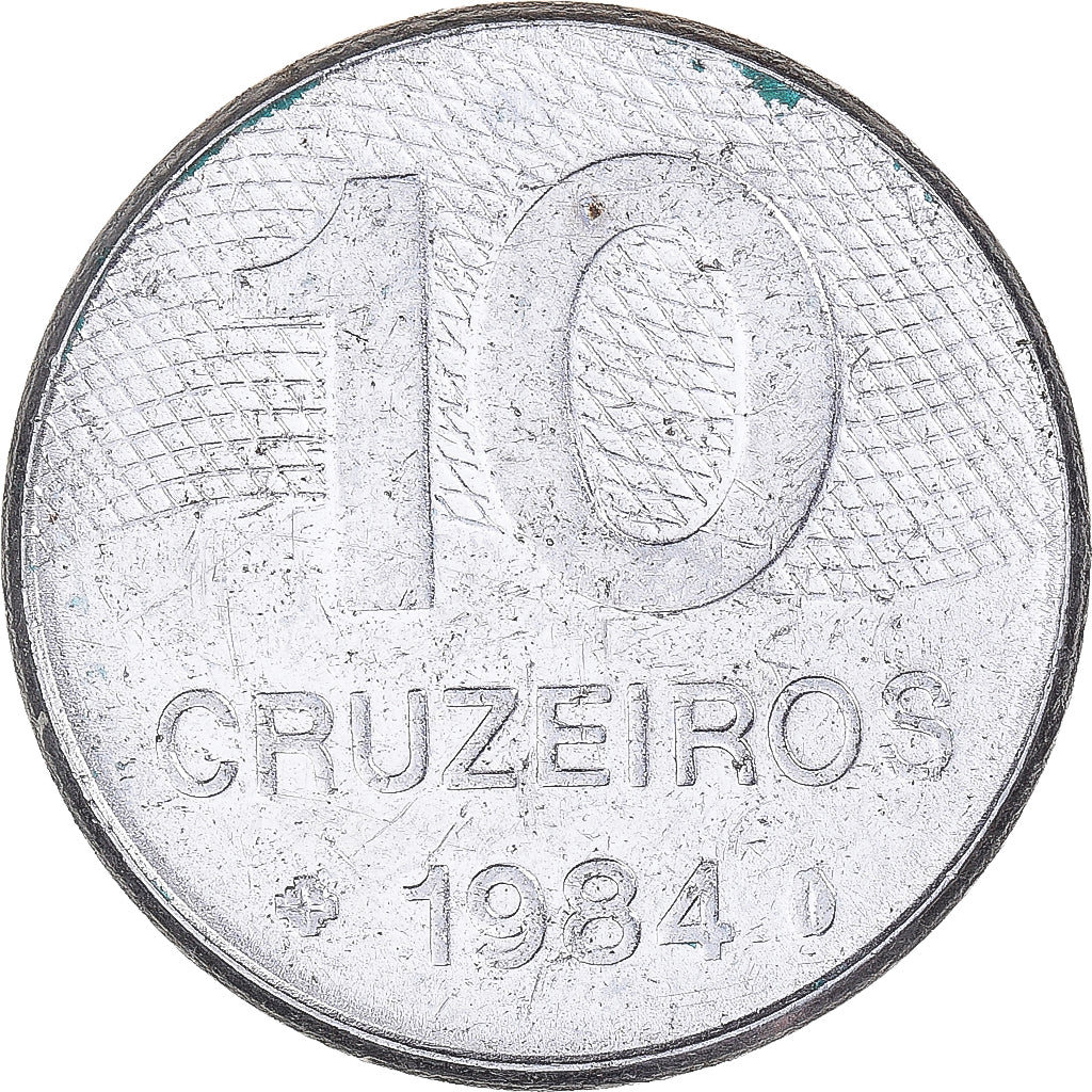 Münze, Brasilien, 10 Cruzeiros, 1984