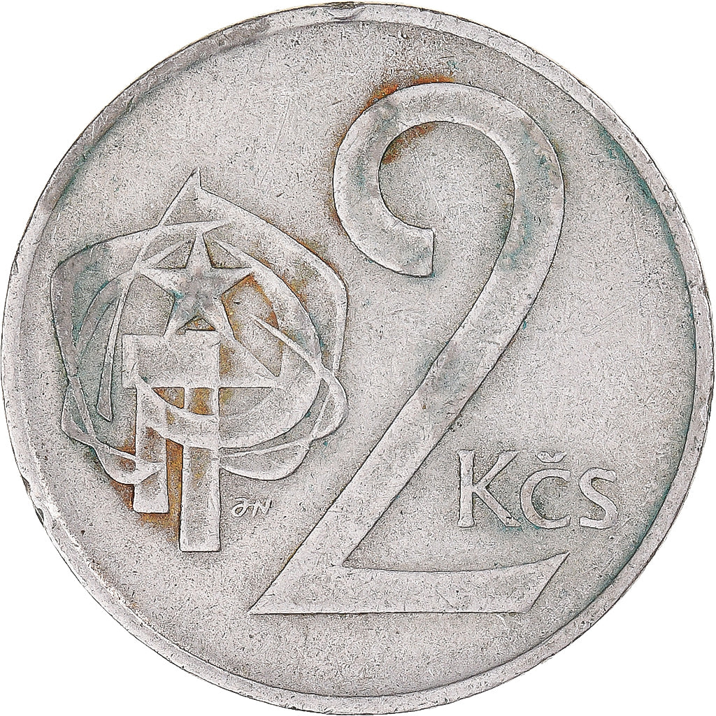 Monnaie, Tchécoslovaquie, 2 Koruny, 1972