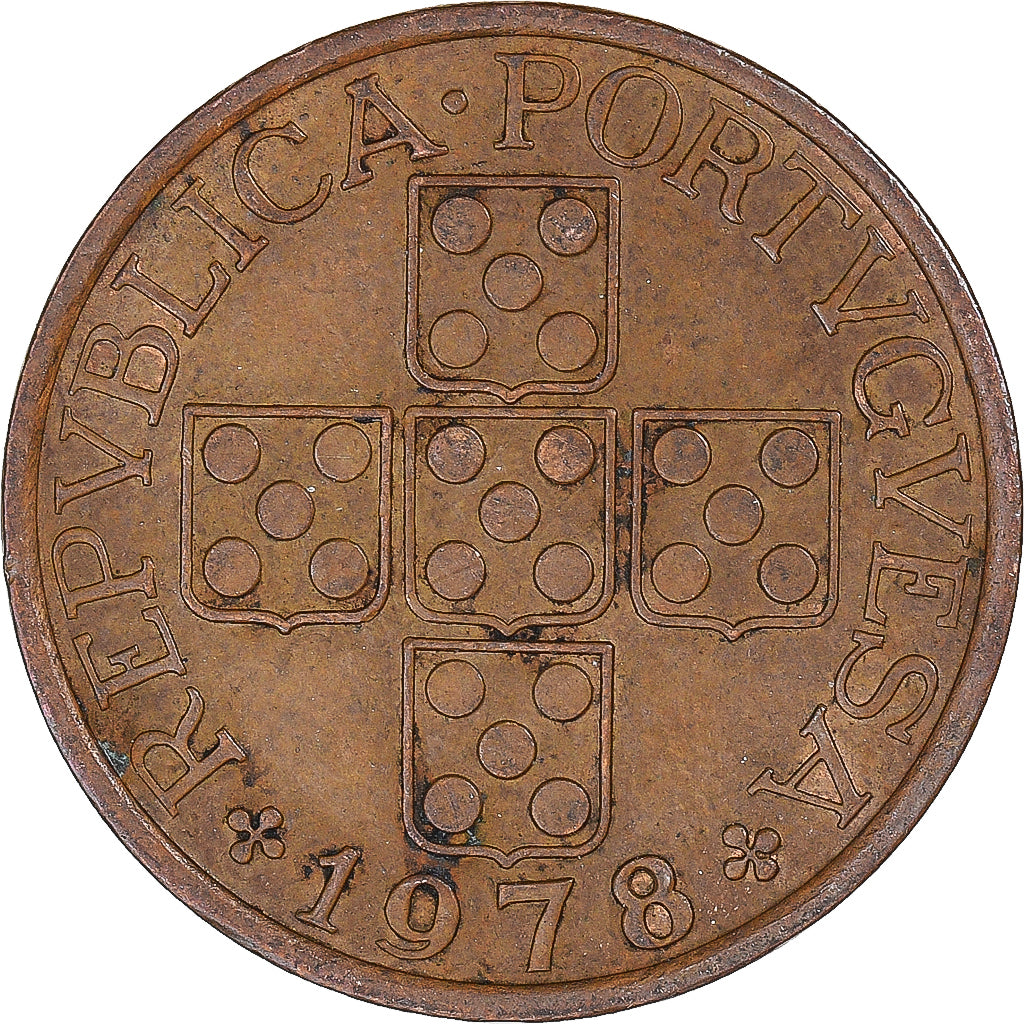 Münze, Portugal, 50 Centavos, 1978