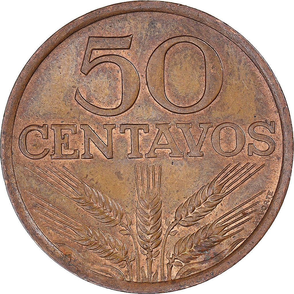 Münze, Portugal, 50 Centavos, 1978
