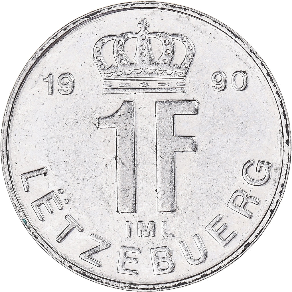 Coin, Luxembourg, Franc, 1990