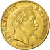 Moneda, Francia, Napoleon III, Napoléon III, 10 Francs, 1866, Strasbourg, MBC+
