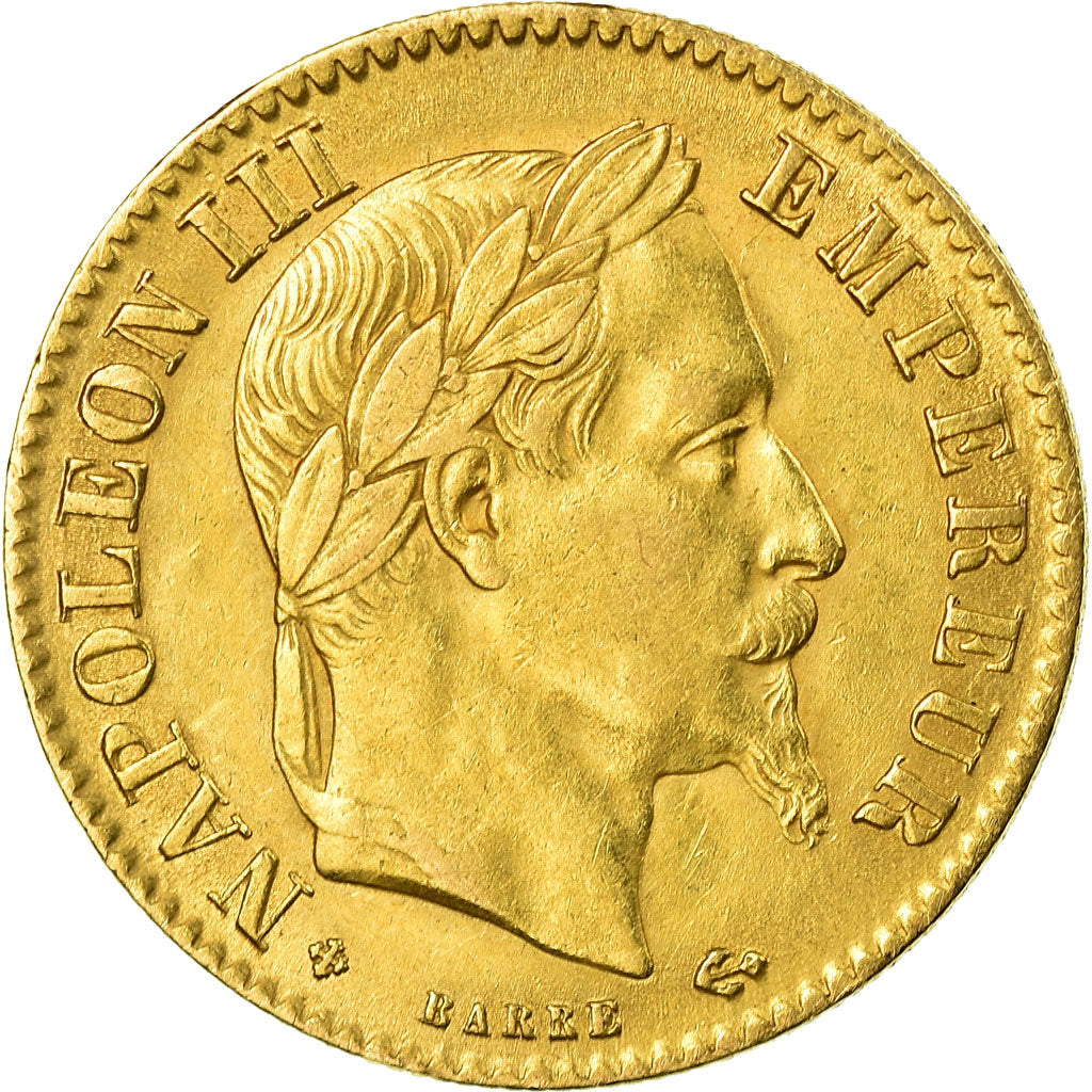 Münze, Frankreich, Napoleon III, Napoléon III, 10 Francs, 1868, Strasbourg