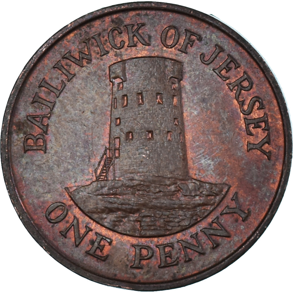 Monnaie, Jersey, Penny, 1984