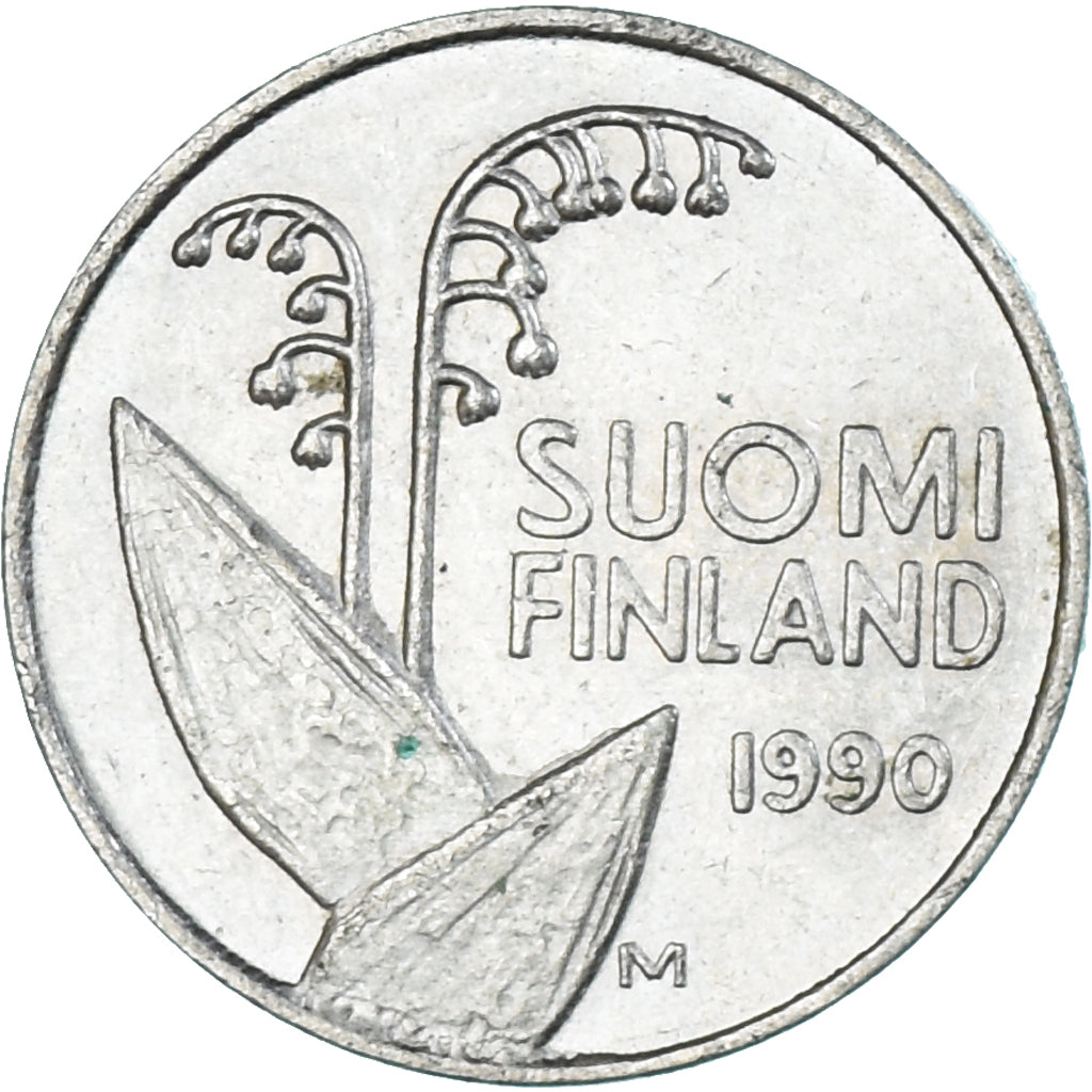 Coin, Finland, 10 Pennia, 1990