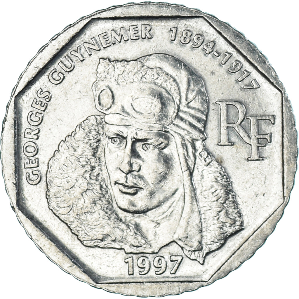 Münze, Frankreich, 2 Francs, 1997