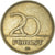 Moneda, Hungría, 20 Forint, 1994