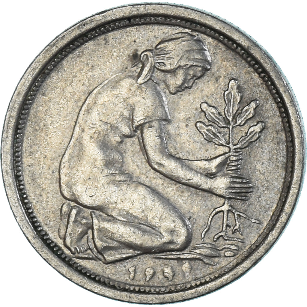 Monnaie, Allemagne, 50 Pfennig, Undated