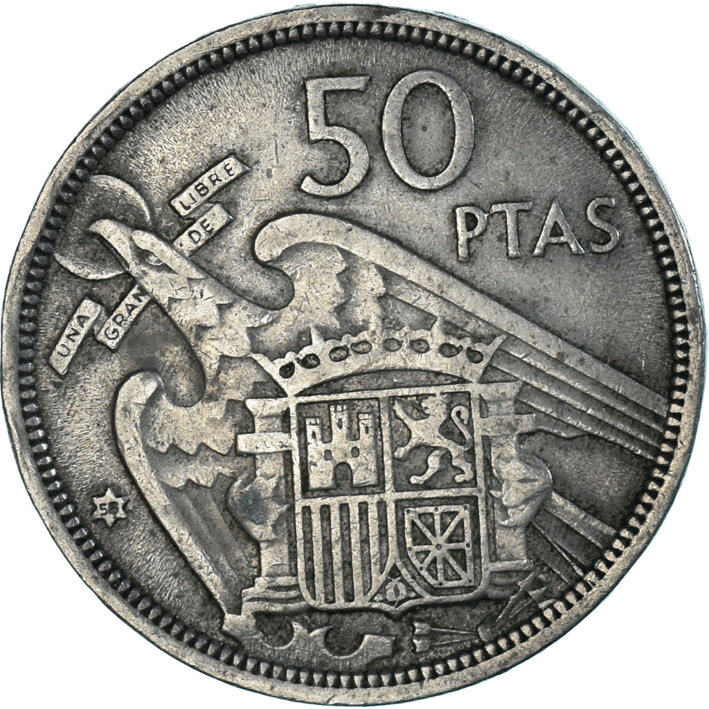 Moneda, España, 50 Pesetas, 1958