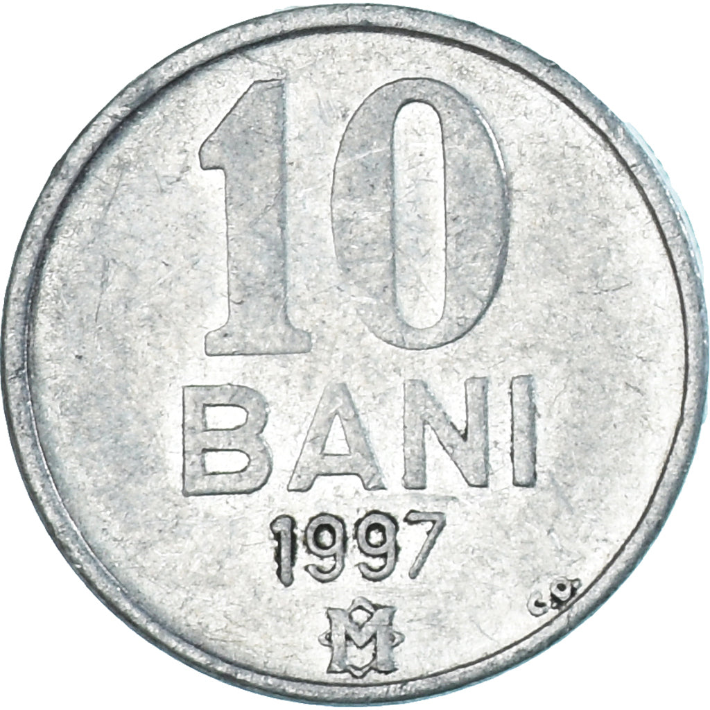 Coin, Moldova, 10 Bani, 1997