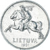 Monnaie, Lituanie, 2 Centai, 1991