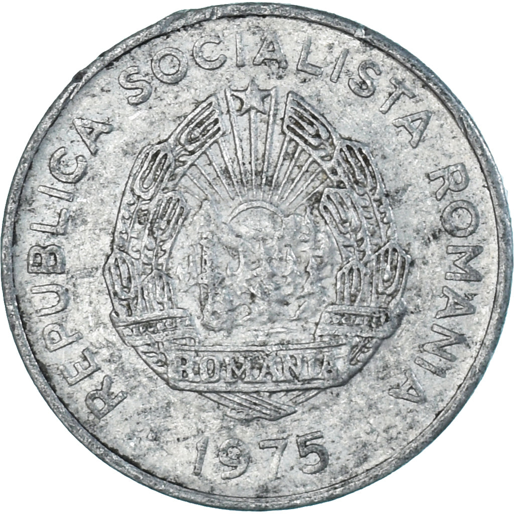 Coin, Romania, 15 Bani, 1975