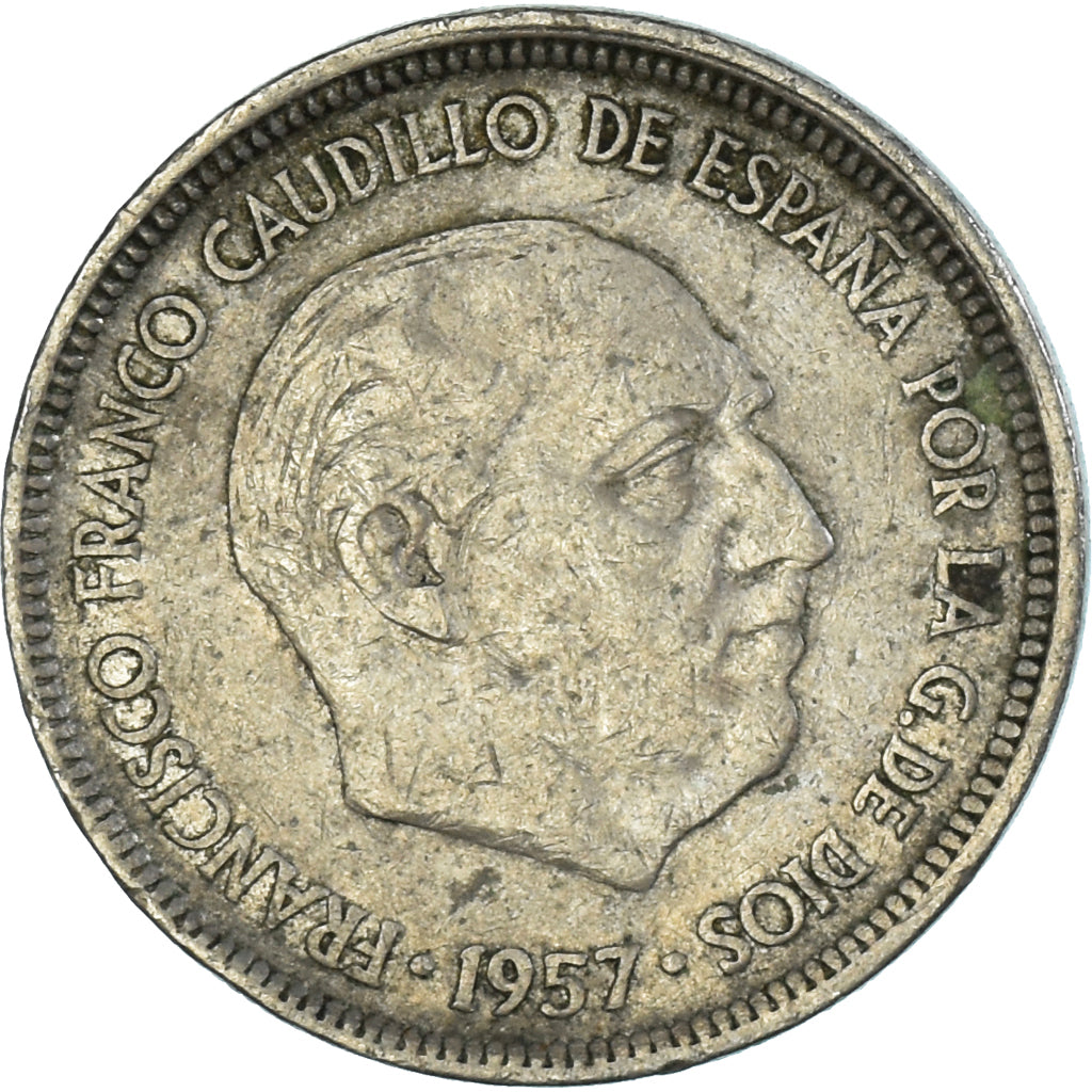 Münze, Spanien, 5 Pesetas, 1960