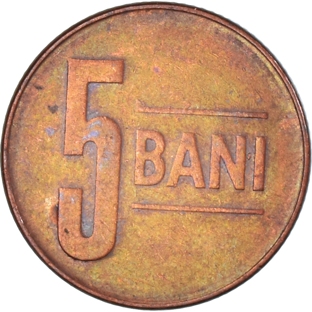 Monnaie, Roumanie, 5 Bani, 2008