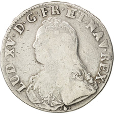 Francia, Louis XV, Écu aux branches d'olivier, Ecu, 1726, Bayonne, B+, Argen...