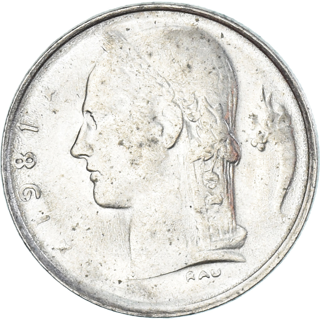 Monnaie, Belgique, Franc, 1981