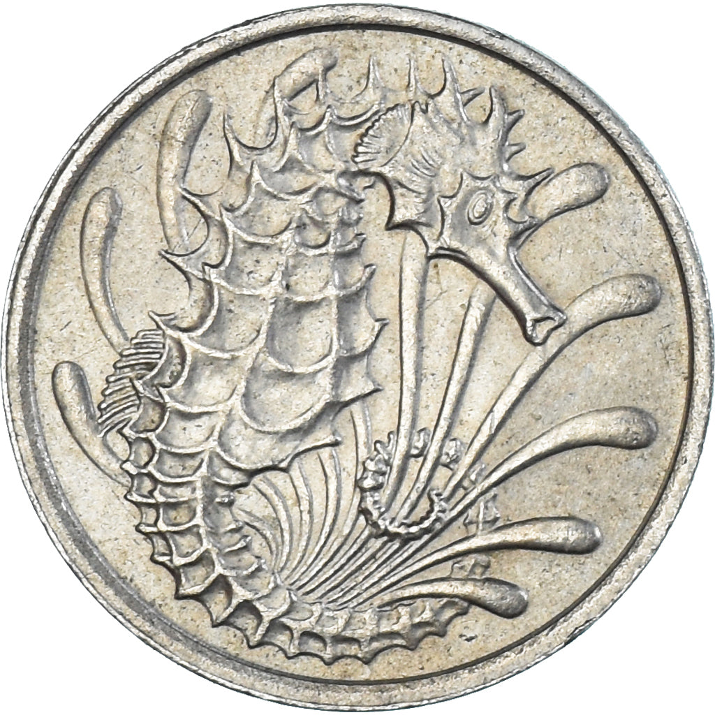 Munten, Singapur, 10 Cents, 1973